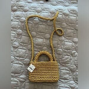 J.Crew Cadiz phone bag in metallic
